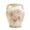 8&#x22; Tuscan Ceramic Floral Print Vase